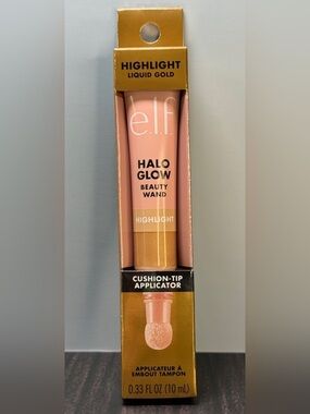 e.l.f. Halo Glow Highlight Beauty Wand (Liquid Gold) NIB 10 ml / 0.33 fl oz
